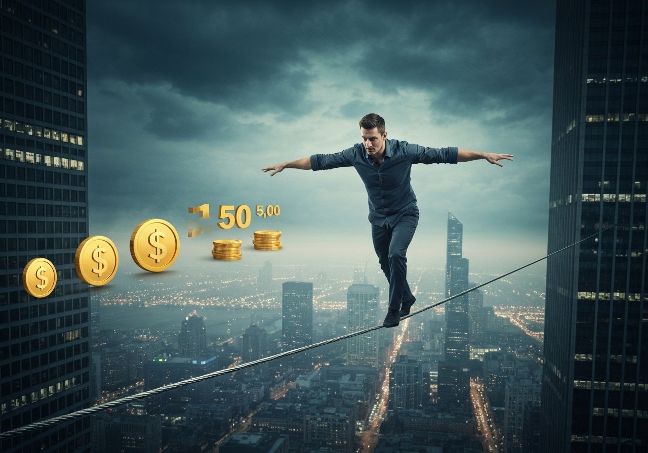 줄타기 '배팅 규모'를 단계적으로 키우는 전략